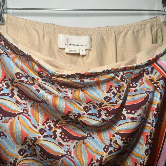 Anthropologie Colorful Tropical Beach Fringe Resortwear Mini Skirt Size M - Picture 8 of 15